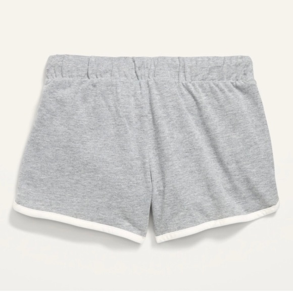 NWT Black & White Drawstring Track Shorts - Picture 2 of 2